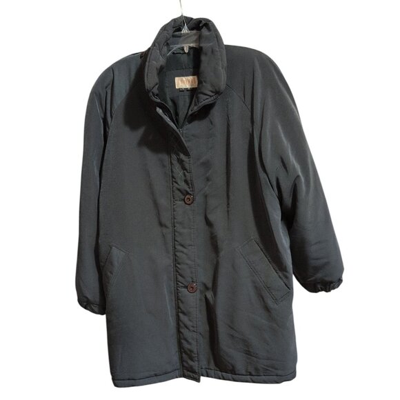 Vintage Braemar Jeremy Scott Coat Dark Green Fully Lined Winter Jacket, Pockets - Picture 1 of 7